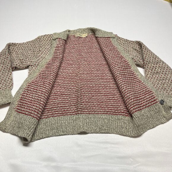 Vintage 1990s Wool Hearts L.L. Bean Cardigan Sweater - Picture 3 of 7